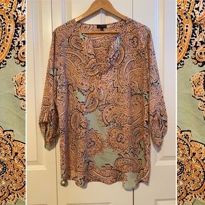 The Limited paisley print blouse, XL